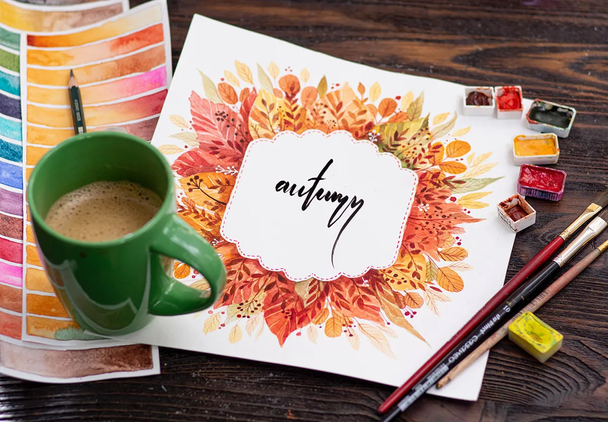 عکس های نقاشی پاییز