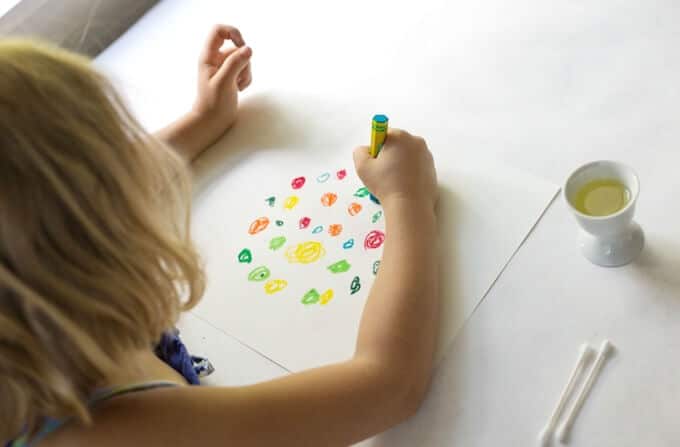 آموزش نقاشی با پاستل برای کودکان