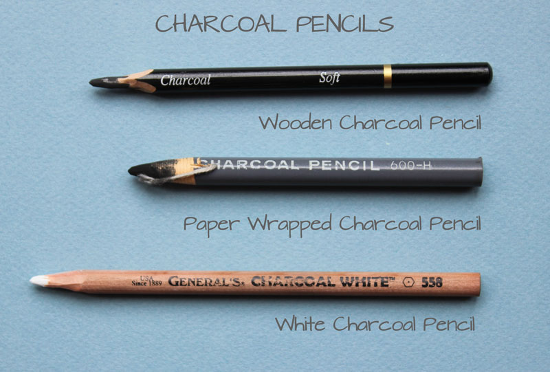 انواع مداد زغالی