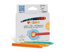 مداد شمعی پریمو 12 رنگ ساده
Primo Wax crayons 12C