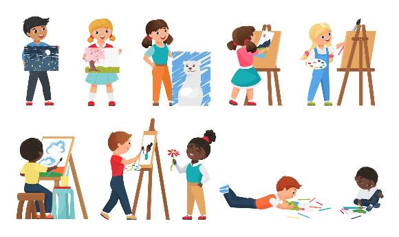 لیست وسایل مورد نیاز کودکان برای نقاشی