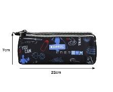 جامدادی سه زیپ گابلGabol pencilcase-22x7x7