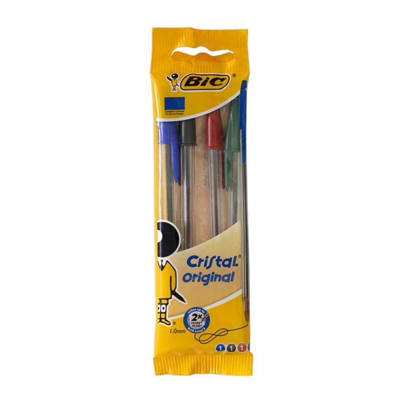 خودکار بیک کریستال بسته چهار رنگ