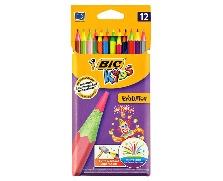 مداد رنگی بیک ایولوشن سیرک 12 رنگBic color pencil evaluation circus