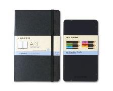 دفتر طراحی مولسکین با مداد رنگی
Art Sketching Kit+ Colored Pencil Set