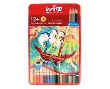 مداد رنگی آریا 3+12 رنگarya color pencil 12+3