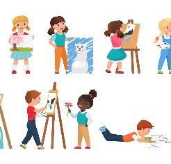 لیست وسایل مورد نیاز کودکان برای نقاشی