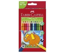 مداد رنگی فابر کاستل جامبو 12 رنگFaber Castell color pencil jumbo