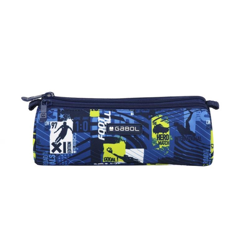 جامدادی سه زیپ گابلGabol pencilcase-22x7x7